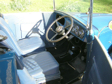 Austin Seven Opal inside