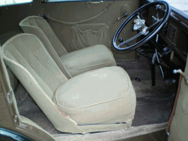Austin Seven Saloon inside