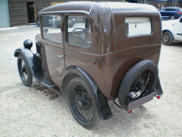 Austin Seven Saloon rear