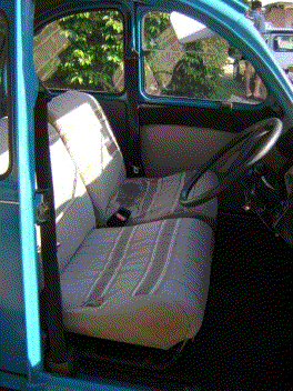 Citroen 2CV inside