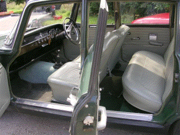 Hillman Super Minx inside
