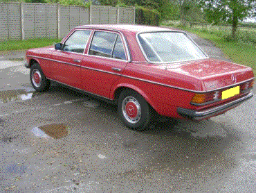 Mercedes 200 rear