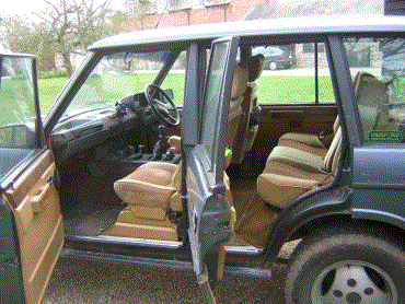Diesel Range Rover inside