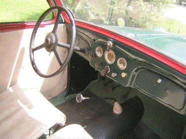Simca Eight dash