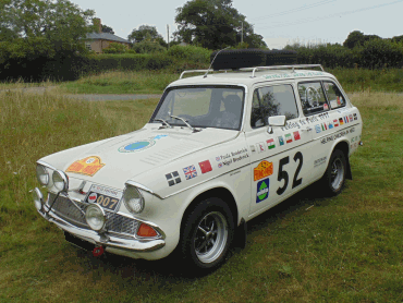 Ford Anglia Estate Rally Car