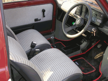 Fiat 126 inside