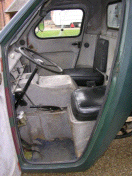 Reliant Truck inside