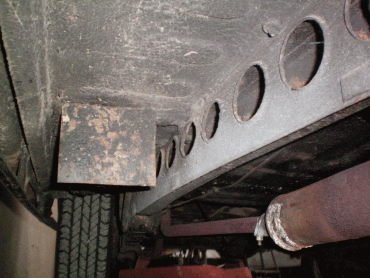 Hillman Minx Underside